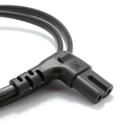 1.5 Meter 2 Pin 90 Degree Power Cord Cable for Laptop AND Printer