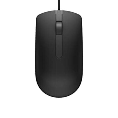 Dell MS116 Wired Optical Mouse, 1000DPI, LED Tracking