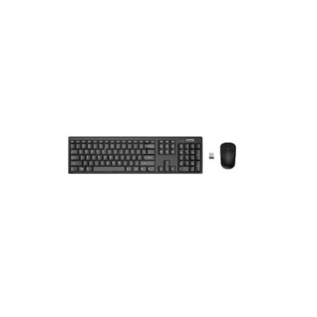 Lenovo 100 Wireless Keyboard & Mouse Combo, Ambidextrous 1000 DPI Mouse Optical Sensor, upto 3M clicks, Ultra slim water resistant keyboard