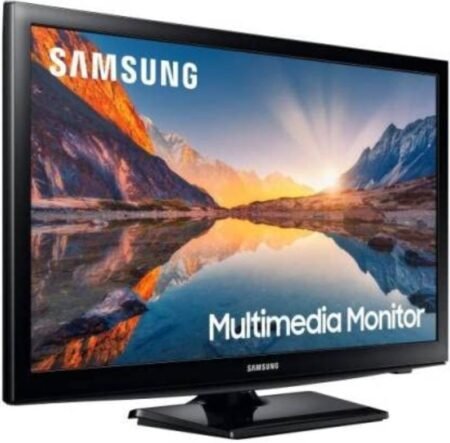 Samsung 59.8 Cm (23.54 Inch) Hd Led Backlit Monitor With Built-In Speakers (LS24R39MHAWXXL), Black
