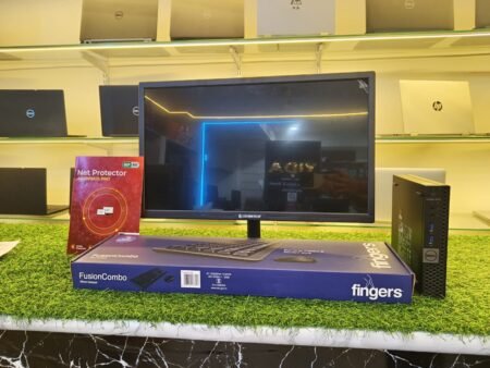 Renewed Tiny Desktop Dell Optiplex 3040 (Core i3 6th Gen 8GB/256GB SSD/Adaptor/Win11 Pro/Power Cable/1 Yr Warranty) With 22inch FHD Zebronics Monitor/ Wired Keyboard Mouse (Buy Now & Get 1 Yr Antivirus & Wifi Receiver Free)